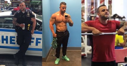 Remember the bodybuilding New York cop that broke the internet? This is how he trains (Video)