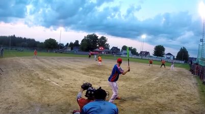 This home run has to be seen to be believed