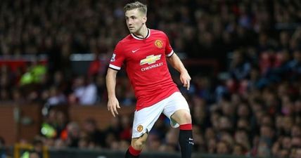 Luke Shaw stretchered off with broken leg following this challenge (Video)