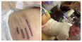 West Ham fan comes good on Twitter tattoo bet after surprise Arsenal victory…