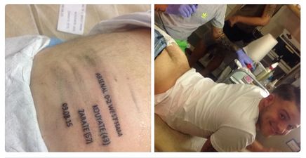 West Ham fan comes good on Twitter tattoo bet after surprise Arsenal victory…