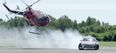 Helicopter versus car drifting is the crazy new sport of kings (Video)