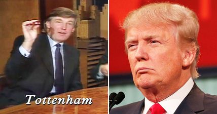 That time Donald Trump took part in the League Cup draw with Saint and Greavsie