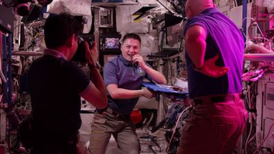 Astronauts eat food grown in outer space in historic world first (Video)