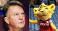 Aston Villa’s Bella the Lion leaves Louis van Gaal utterly baffled