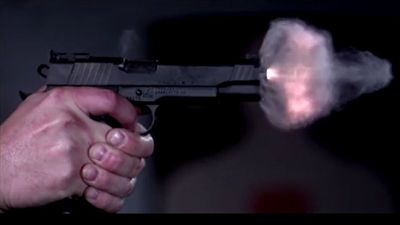 This slow-mo video of a pistol being fired is weirdly hypnotic