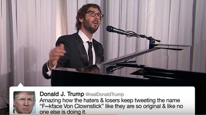 Josh Groban sings Donald Trump’s tweets and it’s fantastic