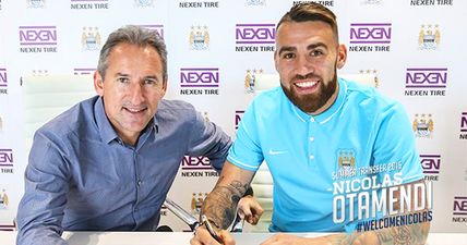 Official: Nicolas Otamendi is a Man City player