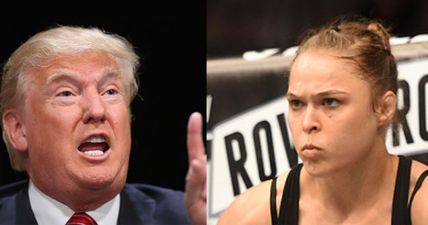 Donald Trump shamelessly tries to piggy back off Ronda Rousey’s popularity