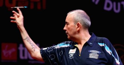 Phil Taylor racks up yet another nine-darter to make history (Video)