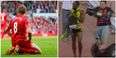 Cheeky Man United fans quick to troll Steven Gerrard with Usain Bolt slip video