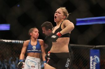 This video of Ronda Rousey’s first fight shows she’s dominated since day one