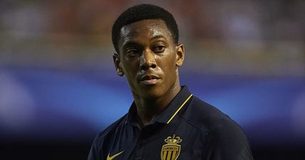 Anthony Martial pictured arriving in Manchester to complete United move