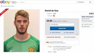 This genius Ebay gif perfectly sums up the David De Gea transfer farce (Video)