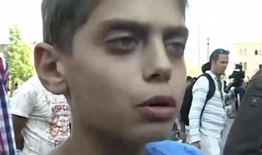 Syrian boy provides eloquent response to claims that refugees are ‘invading’ Europe (Video)