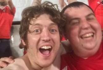 Judging by this, Elis James got stuck right in on a great night for Welsh sport…