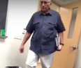 A student filmed her professor walking into class every day, look how consistent he is