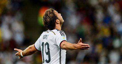 Mario Gotze had a bizarre way of celebrating Facebook fan number 10 million (Video)