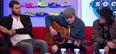 QPR striker Charlie Austin looks so awkward as Pete Doherty sings him this bizarre Soccer AM tribute (Video)