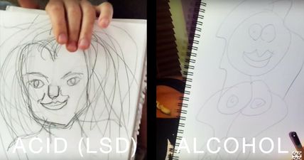 Man takes alcohol vs LSD challenge with very surprising results (Video)