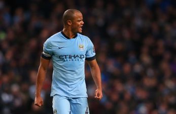 Watch Vincent Kompany take down his five-year-old daughter with a slide tackle