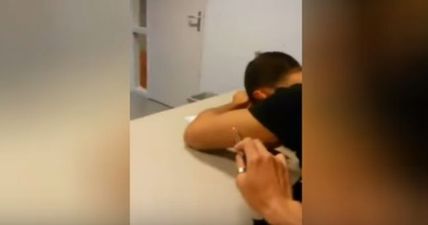 Surely it’s illegal for a teacher to wake up a sleeping kid like this? (Video)