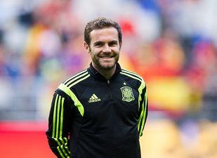 Juan Mata gives Spain the lead in Macedonia, but did he mean this? (Video)