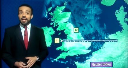 Smooth weatherman pronounces Welsh town’s ridiculously long name with ease (Video)