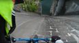 GoPro captures the moment a man mountain biked down a dam (Video)