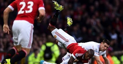 Brendan Rodgers accuses Ashley Young of diving for Manchester United’s first goal