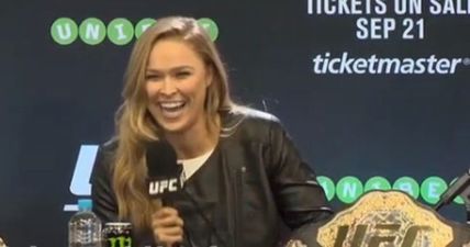 Ronda Rousey’s filthy X-rated slip of the tongue would make Jenna Jameson blush (Video)