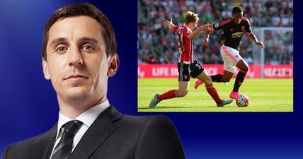 Gary Neville has his say on Anthony Martial’s unexpectedly fruitful start to Premier League life