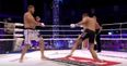 This graphic footage of a fighter snapping his leg is extremely difficult to watch