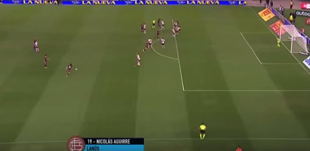 Watch this Argentine midfielder fire home a devastating free-kick