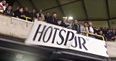 Arsenal fans rip up White Hart Lane hoardings amidst North London battle (Videos)