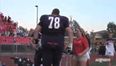 This 7-foot tall, 31.5 stone high schooler might be the biggest American football player ever (Video)