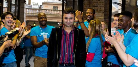 Same man was first in line for new iPhone two years running