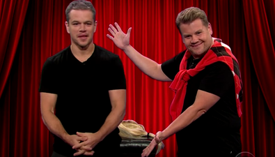 Watch Matt Damon acting out his entire career with James Corden