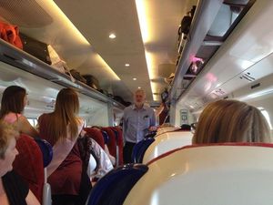 Jeremy Corbyn mobbed by hen do with inflatable penis (picture)