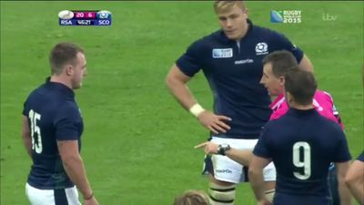 Ref puts diving rugby player in his place with brilliant football quip (Video)