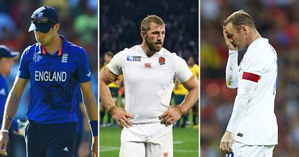 The damning pattern of England’s three national sports