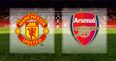 Arsenal vs Manchester United starting line-ups