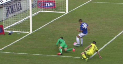 Sampdoria’s Correa has a contender for miss of the season (Video)