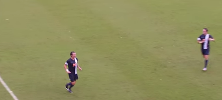 American college footballer scores 89th-minute winner from own half (Video)