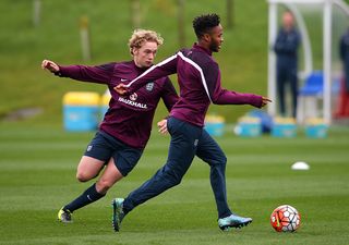 17-year-old trains with England senior team before even making his club debut