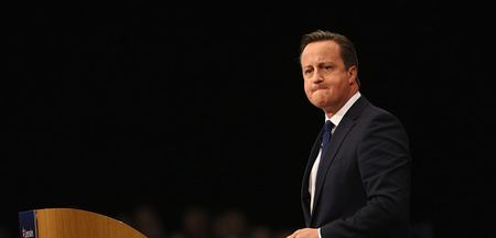 David Cameron made a cringeworthy sex joke at the Tory party conference