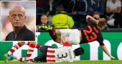 Everyone’s favourite ref gives his take on the challenge that broke Luke Shaw’s leg