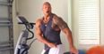 The Rock busts some killer moves after his gym workout (Video)