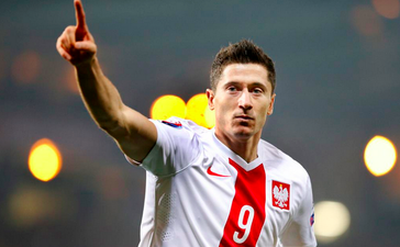 Lewandowski powers stunning 13-yard header into the back of the net (Video)