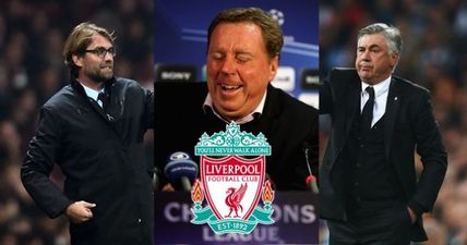 Harry Redknapp has claimed that Carlo Ancelotti was offered the Liverpool job before Jurgen Klopp